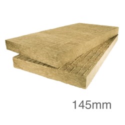 145mm Knauf Rocksilk Krimpact Flat Roof Slab - pack of 16