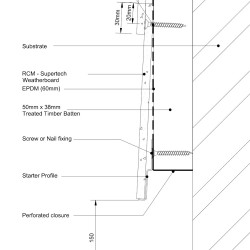 Supertech Aluminium Starter Profile - 30mm x 10mm x 30mm x 9mm - 3m length