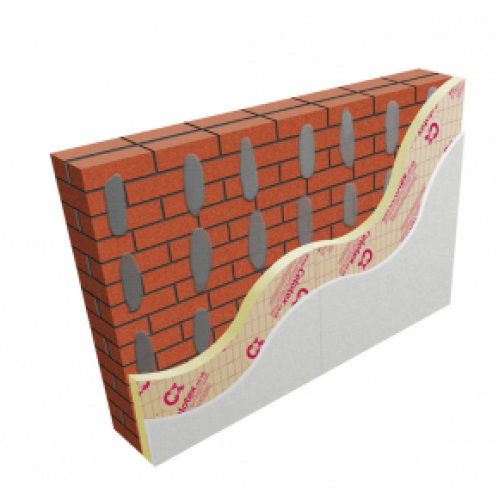 25mm Celotex GD5025 PIR Insulation Board with 12.5mm Plasterboard (pack of 26)