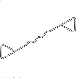 200mm Ancon Staifix HRT4 Stainless Steel Wall Tie -  Masonry Light Duty Tie - Type 4 - pack of 20