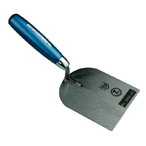 80mm Plasterers Bucket Trowel Blue Dolphin - Professional