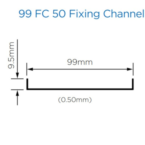 British Gypsum Gypframe 99 FC 50 Fixing Channel (pack of 10)