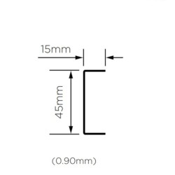 British Gypsum Casoline MF7C Curved Support Channel (pack of 10)