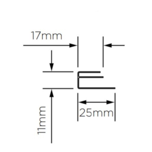 British Gypsum Gypframe Staggered SC1 Spacer Clip (pack of 100)