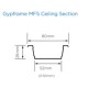 British Gypsum Casoline MF5 Ceiling Section