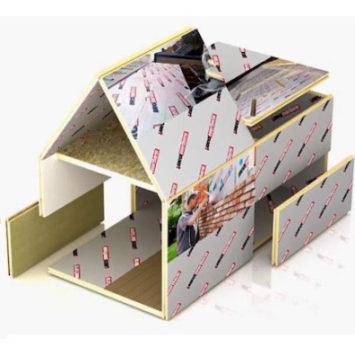 70mm IKO Enertherm ALU PIR Rigid Insulation Board - 1200mm x 2400mm - pack of 7