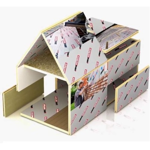 100mm IKO Enertherm ALU PIR Rigid Insulation Board - 1200mm x 2400mm - pack of 5