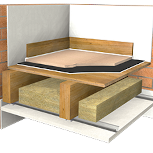 7mm Isocheck Isomat 7 - Acoustic Under Board Mat for Timber floors - 1200mm x 1000mm