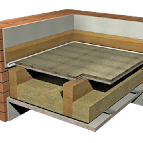 37mm Monodeck 37T Timber Floor Acoustic Overlay Board - 2400mm x 600mm