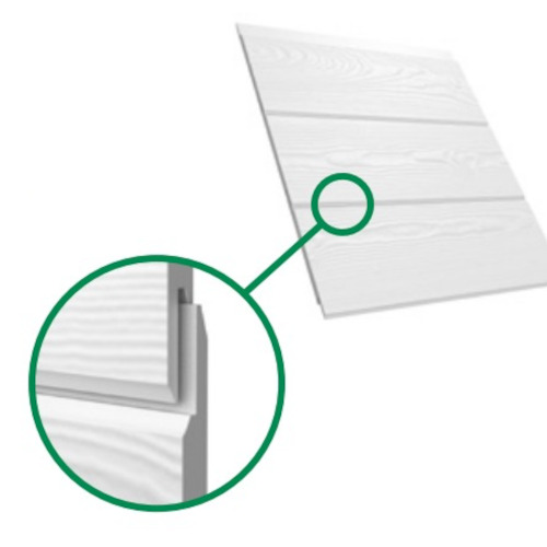 Hardie VL Plank - Fibre Cement Cladding - 11mm x 214mm x 3600mm - Cedar Texture