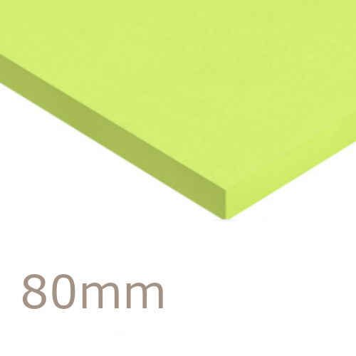 80mm Kingspan GreenGuard GG300 XPS Board (pack of 5) - Insulation for Basements, Heavy-duty Floors, Inverted Roofs