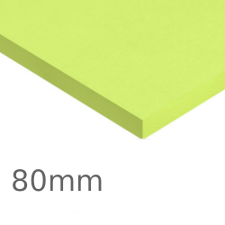 80mm Kingspan GreenGuard GG500 XPS Board (pack of 5) - Insulation for Car Park Decks, Heavy-duty Industrial, Commercial and Cold Store Floors