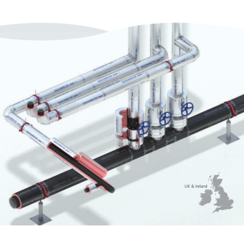 108mm Bore 15mm Thick Kooltherm FM Pipe Insulation