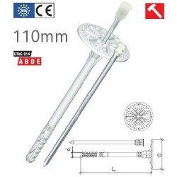 110mm Universal Insulation Panel Fixing with Metal Pin LMX10 (pack of 200)