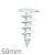 50mm Screwed-in Helical Fastener for Polystyrene Insulation WK-DS  (pack of 10)