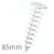 85mm Screwed-in Helical Fastener for Polystyrene Insulation WK-DS  (pack of 10)