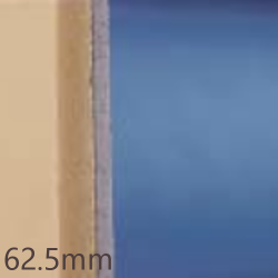 62.5mm Knauf Polyfoam Linerboard - 50mm Extruded Polystyrene (XPS) and 12.5mm Plasterboard