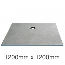 Marmox Showerlay 360 - Offset Draining  Shower Tray - 20mm x 1200mm x 1200mm