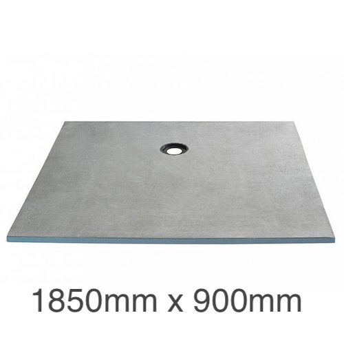 Marmox Showerlay 360 - Offset Draining  Shower Tray - 24mm x 1850mm x 900mm