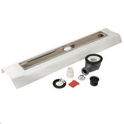 Marmox Minilay Linear Drain Kit with a 360 Swivel Waste