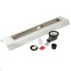 Marmox Minilay Linear Drain Kit with a 360 Swivel Waste