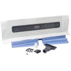Marmox Minilay Linear Drain Kit with a Slim Waste
