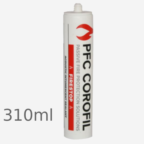 PFC Corofil Acoustic Intumescent Mastic Sealant - 310ml