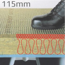 115mm Rockwool Hardrock Multi-Fix (Dual Density ) Fleece Faced Board (pallet of 10)