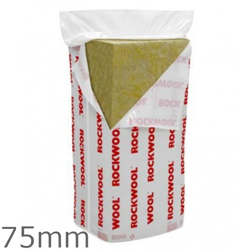 75mm Rockwool RW3 Slab (Prorox SL930) - pack of 6