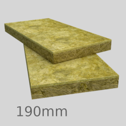 190mm Rockwool Rainscreen Duo Slab (pack of 2) - pallet of 12
