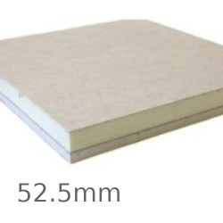 52.5mm Speedline PIR Thermal Laminate Board - 40mm PIR and 12.5mm Plasterboard