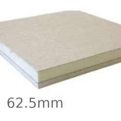 62.5mm Speedline PIR Thermal Laminate Board - 50mm PIR and 12.5mm Plasterboard