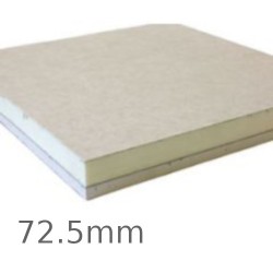 72.5mm Speedline PIR Thermal Laminate Board - 60mm PIR and 12.5mm Plasterboard