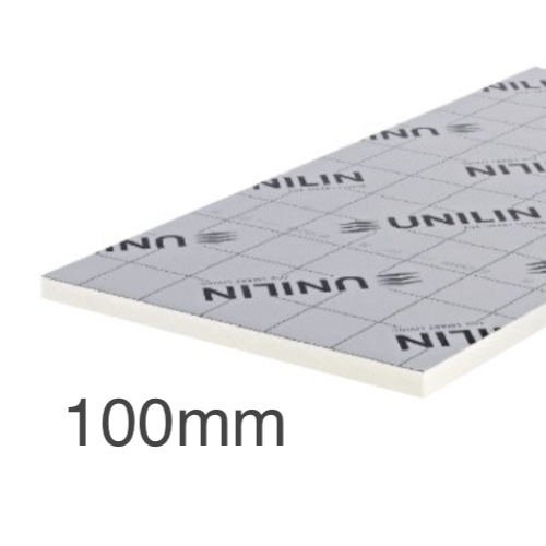 100mm Unilin XT/TF PIR Rigid Insulation Board - Timber Framed Walls - 1200mm x 2400mm