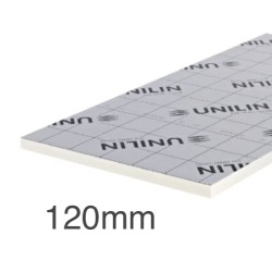 120mm Unilin XT/TF PIR Rigid Insulation Board - Timber Framed Walls - 1200mm x 2400mm