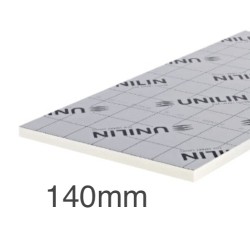 140mm Unilin XT/TF PIR Rigid Insulation Board - Timber Framed Walls - 1200mm x 2400mm
