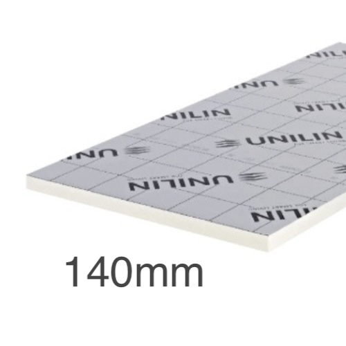 140mm Unilin XT/TF PIR Rigid Insulation Board - Timber Framed Walls - 1200mm x 2400mm