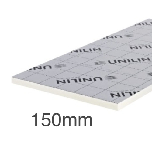 150mm Unilin XT/PR-UF PIR Rigid Insulation Board - 1200mm x 2400mm