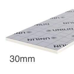 30mm Unilin XT/TF PIR Rigid Insulation Board - Timber Framed Walls - 1200mm x 2400mm