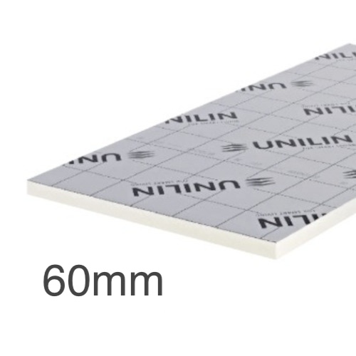 60mm Unilin XT/TF PIR Rigid Insulation Board - Timber Framed Walls - 1200mm x 2400mm