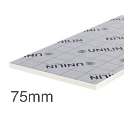 75mm Unilin XT/TF PIR Rigid Insulation Board - Timber Framed Walls - 1200mm x 2400mm