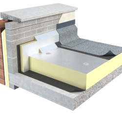 140mm Unilin XtroLiner XtroDeck XO/XD PIR Insulation Board - For Built-up Bituminous Felt Systems - 1200mm x 2400mm - Pack of 2