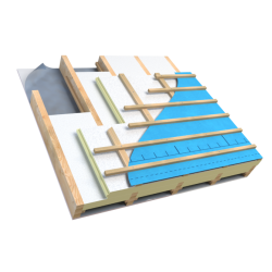 50mm Unilin XtroLiner XO/SK Sarking Warm Roof PIR Insulation Board - 1200mm x 2400mm - Pack of 6