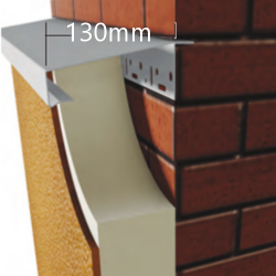 130mm WEC 781 Grind in Verge Trim Profile - length 2.5m