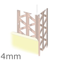 4mm PVC Render Only Corner Bead (pack of 25).