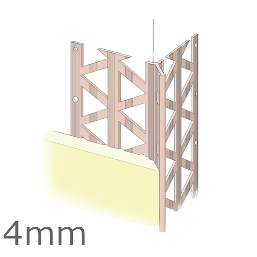 4mm PVC Render Only Corner Bead (pack of 25).