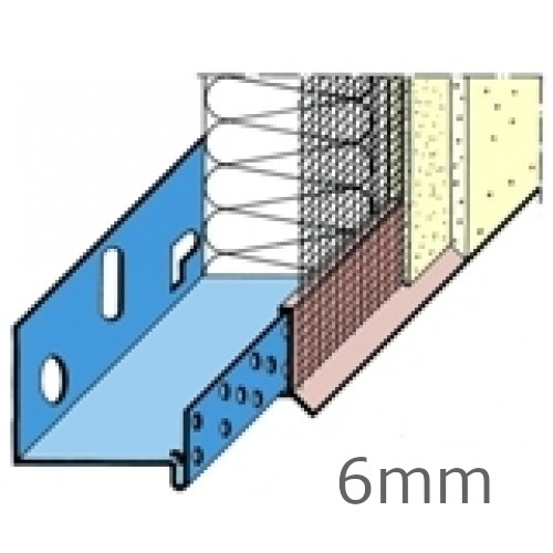 6mm PVC System Base Track Clip / Drip with Mesh