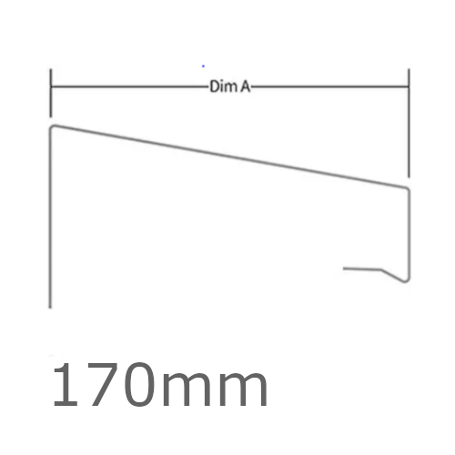 170mm WEC 771 OverTrim Profile - 2.5m length